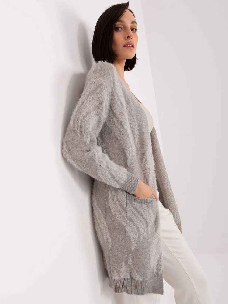Wool Fashion Italia Megztinis-AT-SW-234501.00P-pilkas