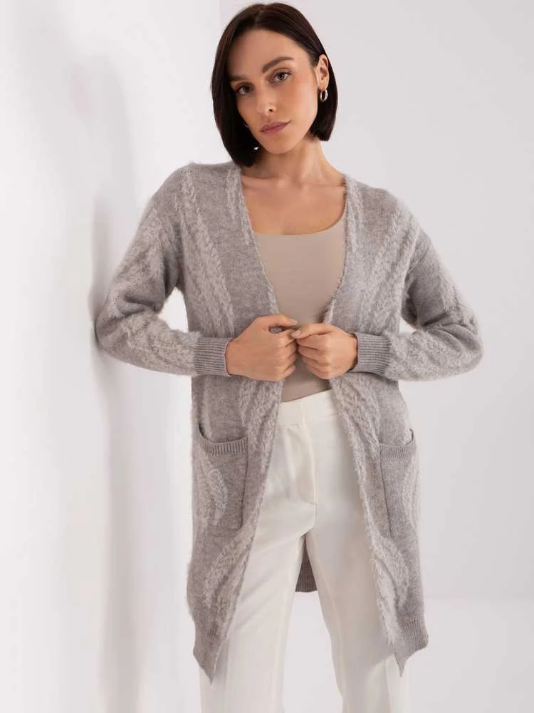 Wool Fashion Italia Megztinis-AT-SW-234501.00P-pilkas