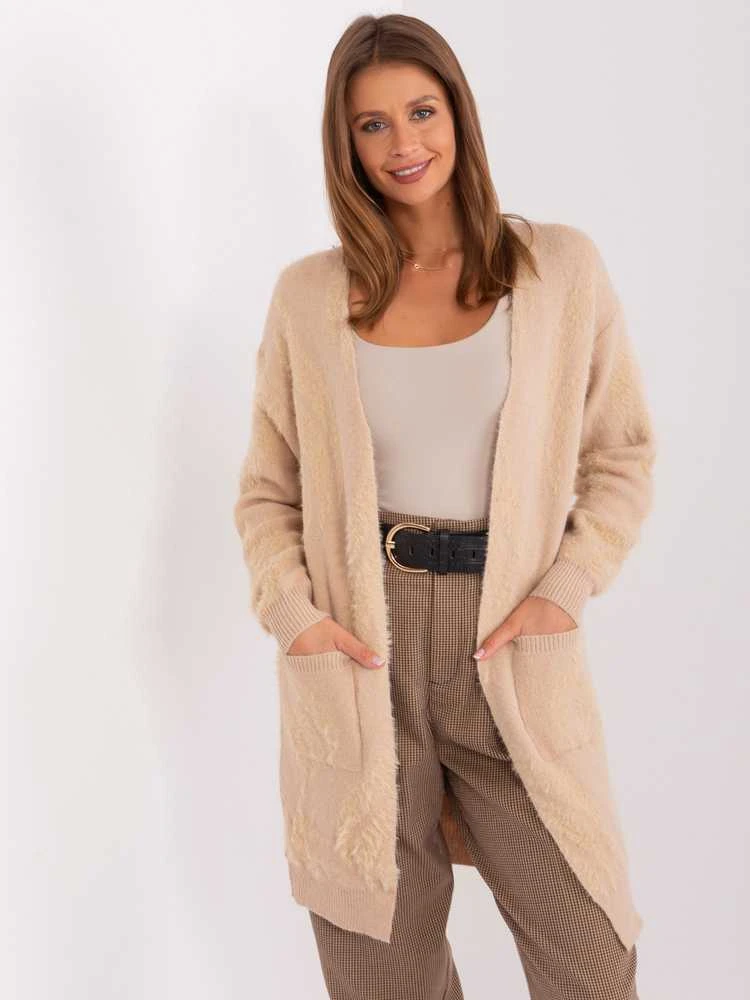 Wool Fashion Italia Megztinis-AT-SW-234501.00P-smėlio spalvos