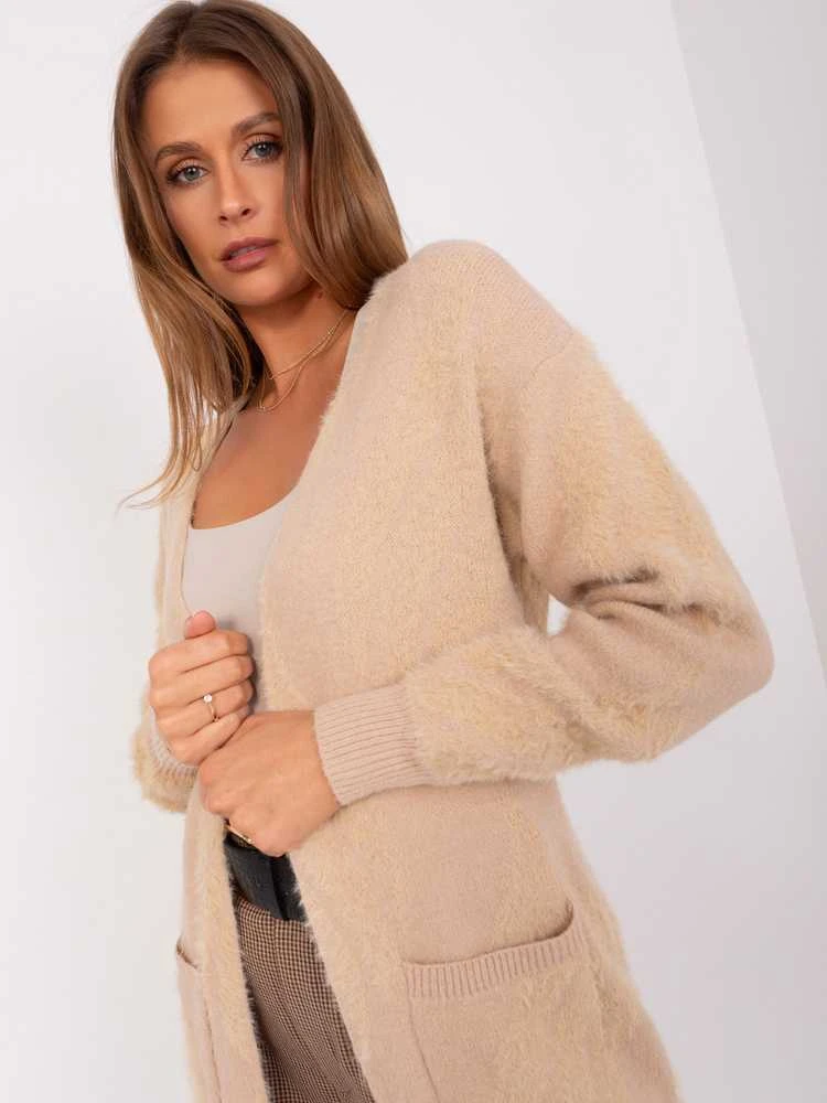Wool Fashion Italia Megztinis-AT-SW-234501.00P-smėlio spalvos