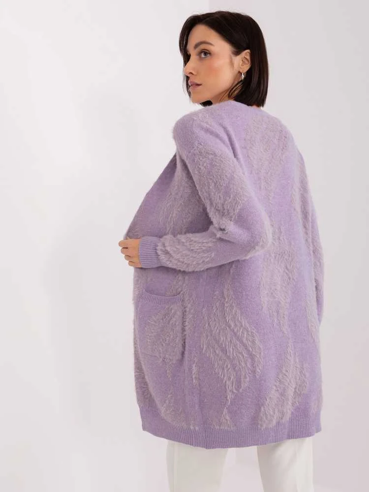Wool Fashion Italia Megztinis-AT-SW-234501.00P-šviesiai violetinis