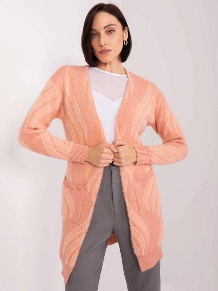 Wool Fashion Italia Megztinis-AT-SW-234501.00P-tamsiai rožinis