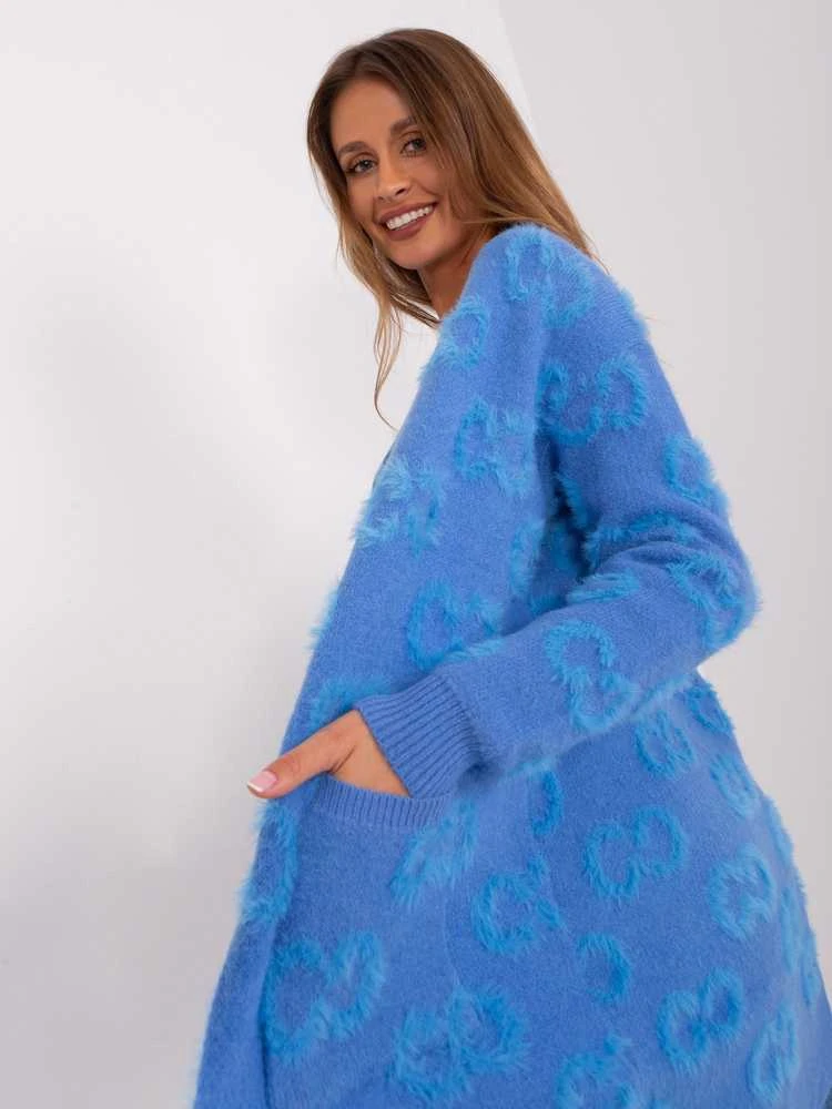 Wool Fashion Italia Megztinis-AT-SW-234502.38X-mėlynas