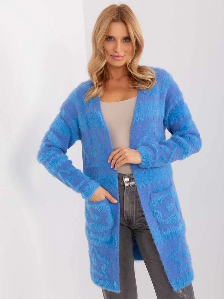 Wool Fashion Italia Megztinis-AT-SW-234503.00P-mėlynas