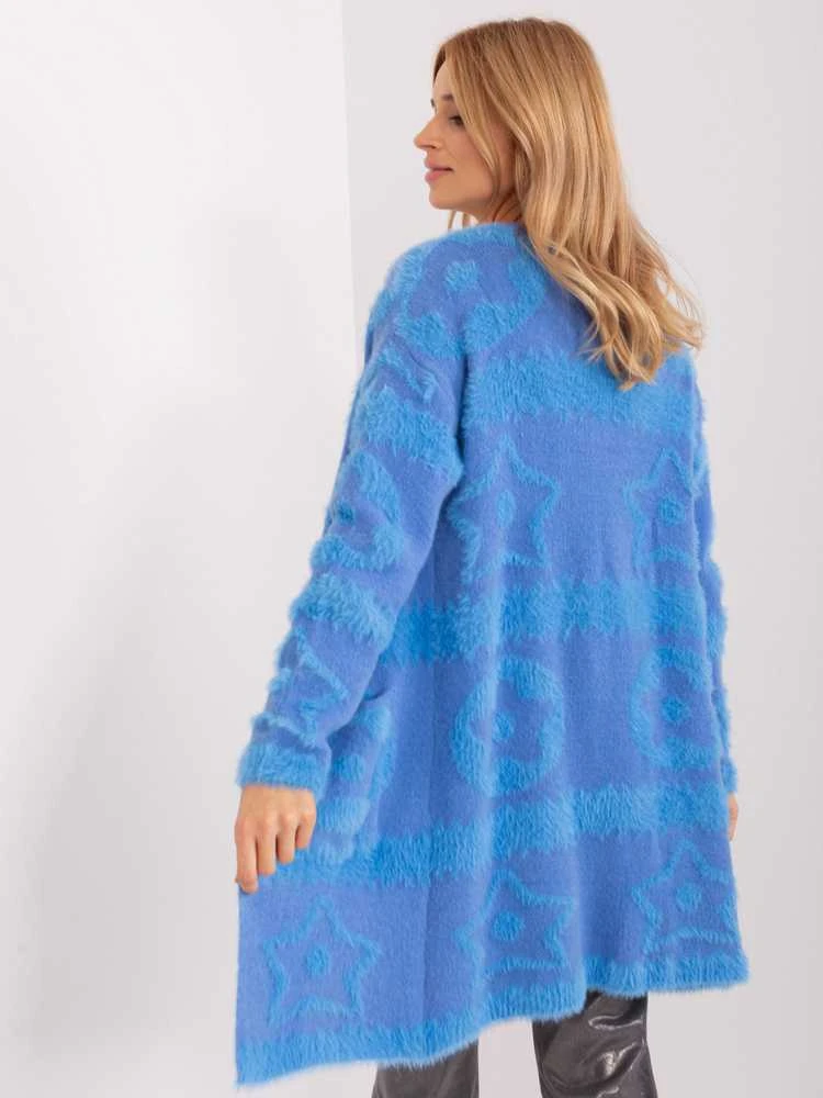 Wool Fashion Italia Megztinis-AT-SW-234503.00P-mėlynas