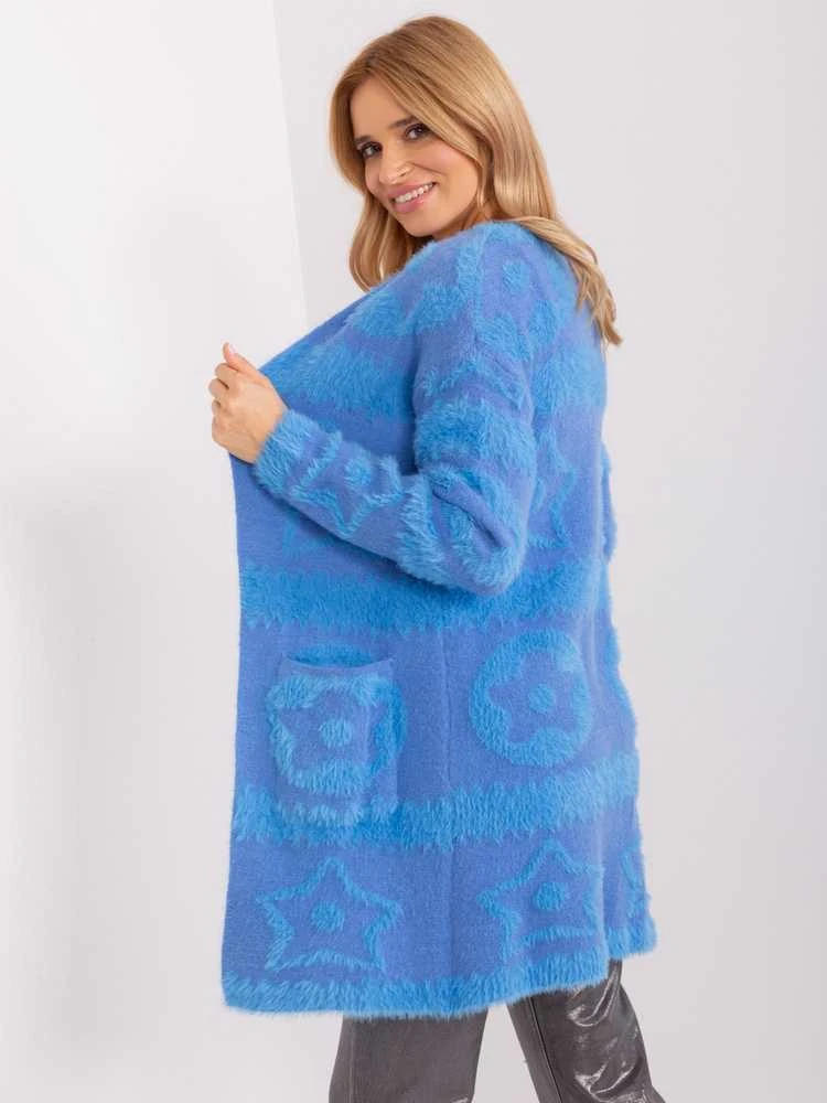 Wool Fashion Italia Megztinis-AT-SW-234503.00P-mėlynas