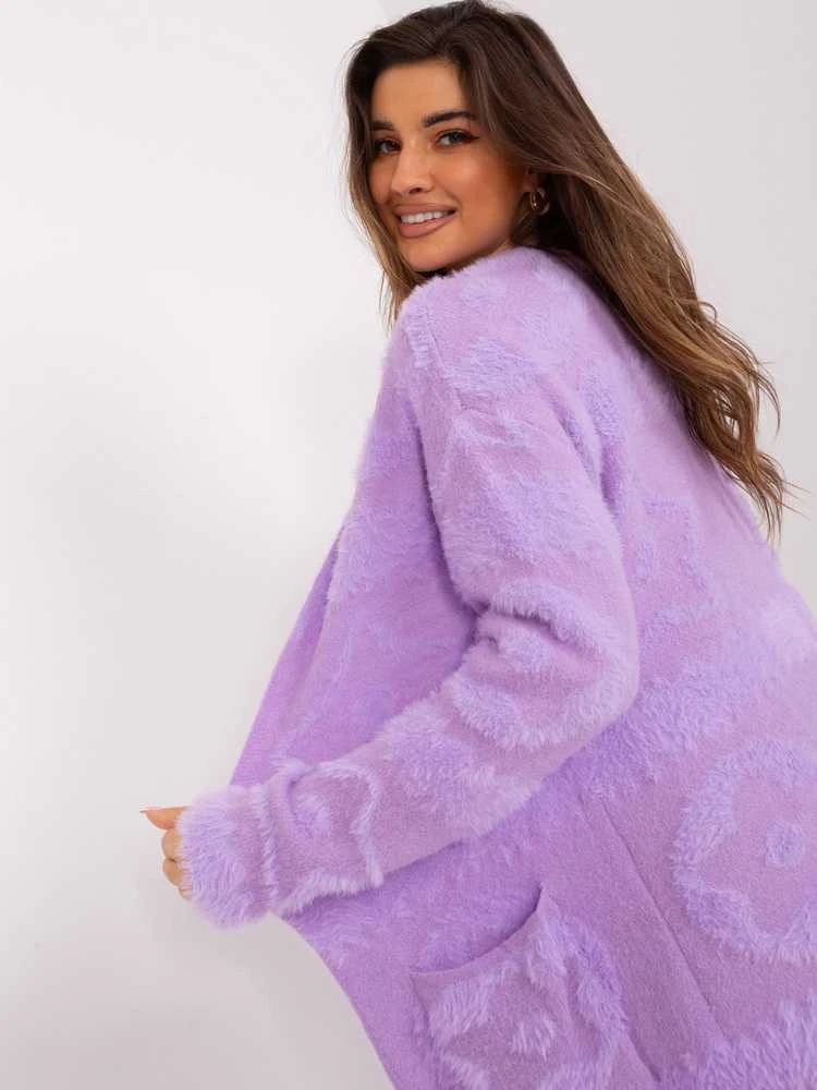 Wool Fashion Italia Megztinis-AT-SW-234503.00P-šviesiai violetinis