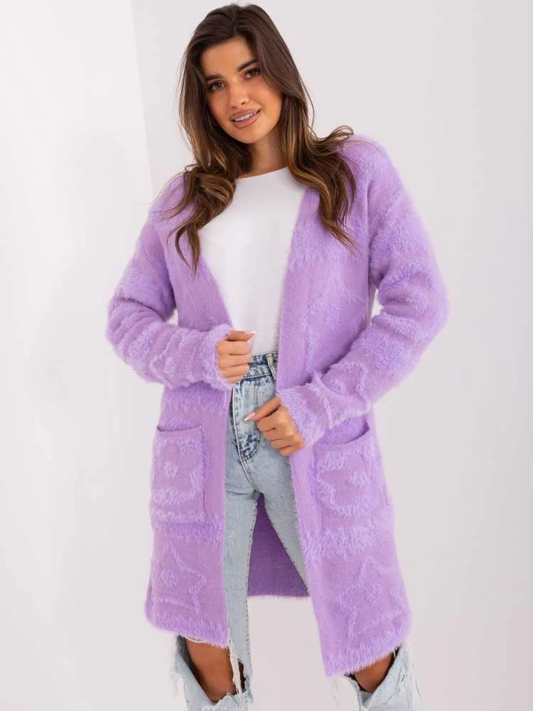 Wool Fashion Italia Megztinis-AT-SW-234503.00P-šviesiai violetinis