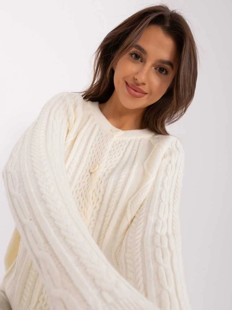 Wool Fashion Italia Megztinis-AT-SW-2346-2,99P-ekru
