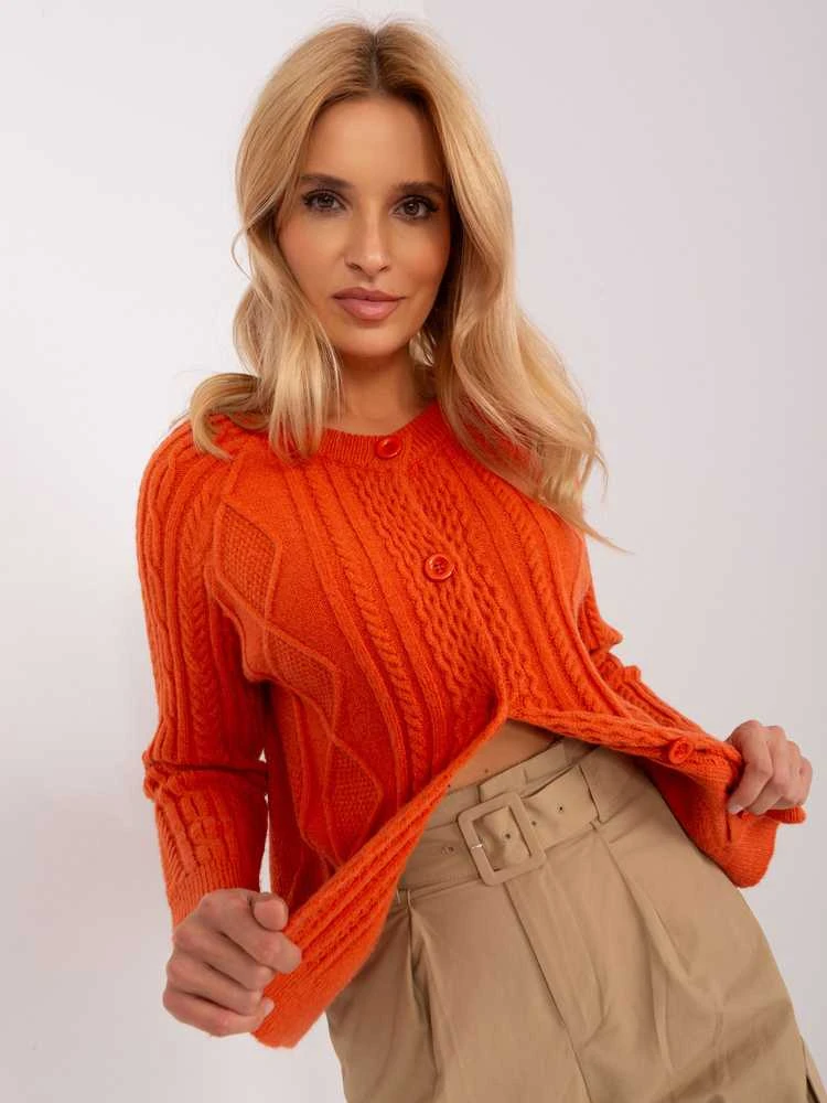 Wool Fashion Italia Megztinis-AT-SW-2346-2,99P-oranžinė