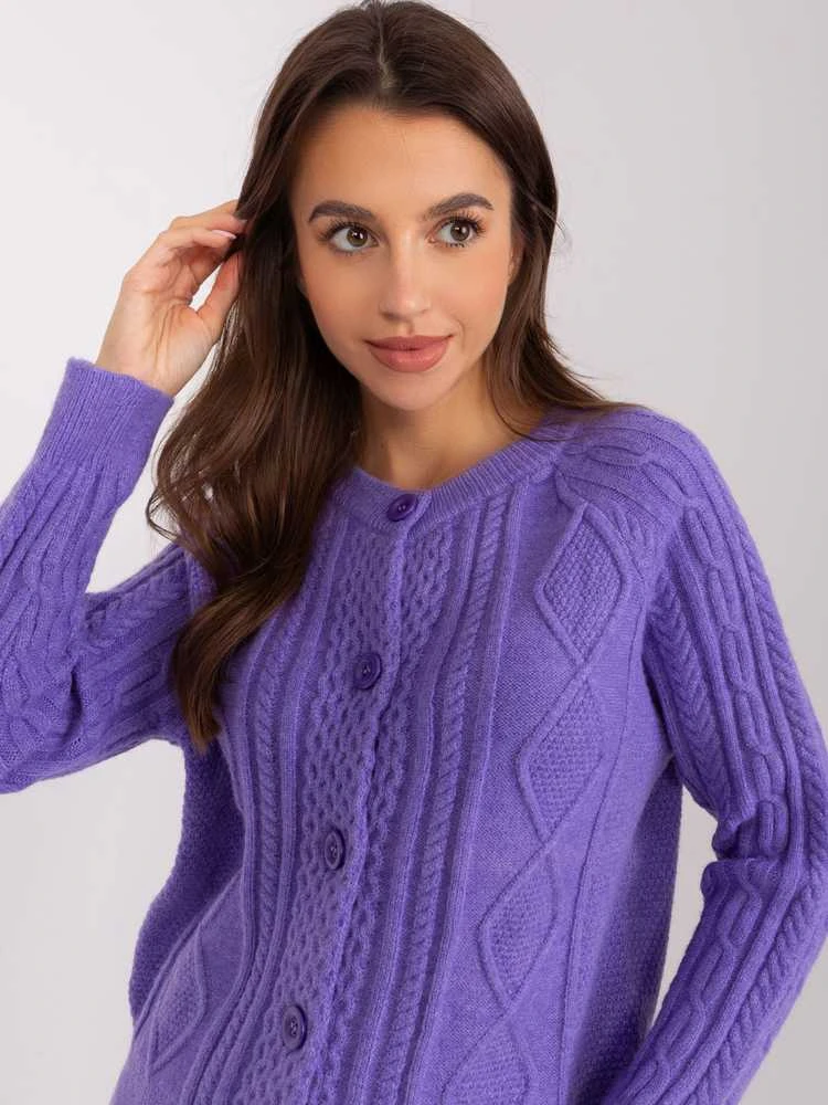 Wool Fashion Italia Megztinis-AT-SW-2346-2,99P-violetinė