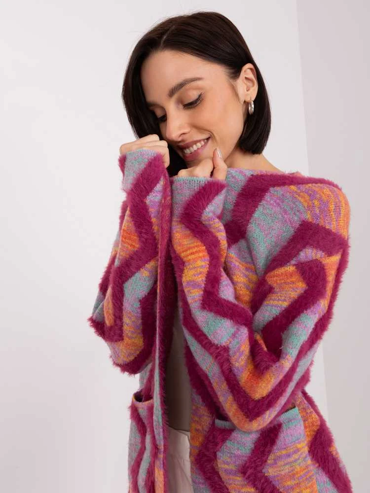 Wool Fashion Italia Megztinis-AT-SW-234701.34-fuksija