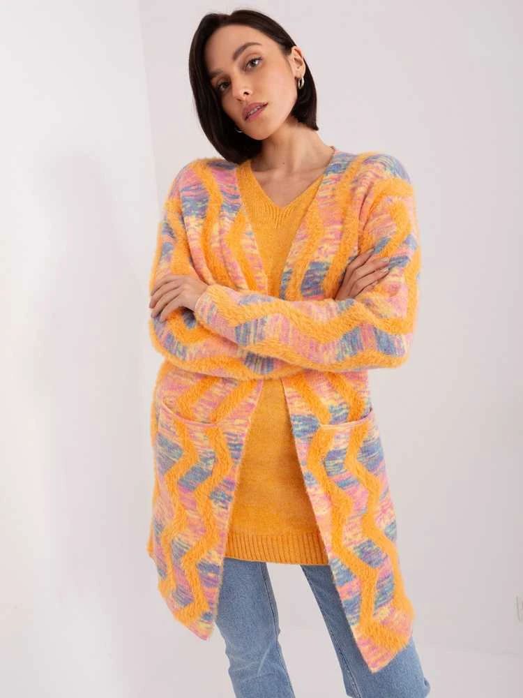 Wool Fashion Italia Megztinis-AT-SW-234701.34-oranžinė