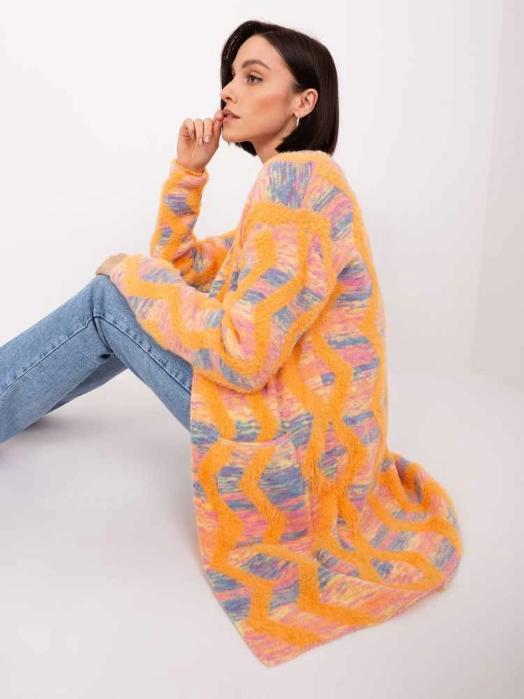 Wool Fashion Italia Megztinis-AT-SW-234701.34-oranžinė