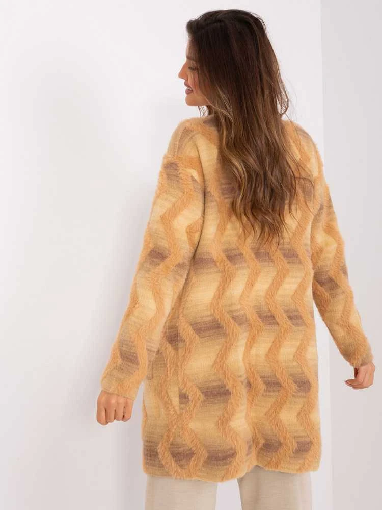 Wool Fashion Italia Megztinis-AT-SW-234701.34-smėlio spalvos