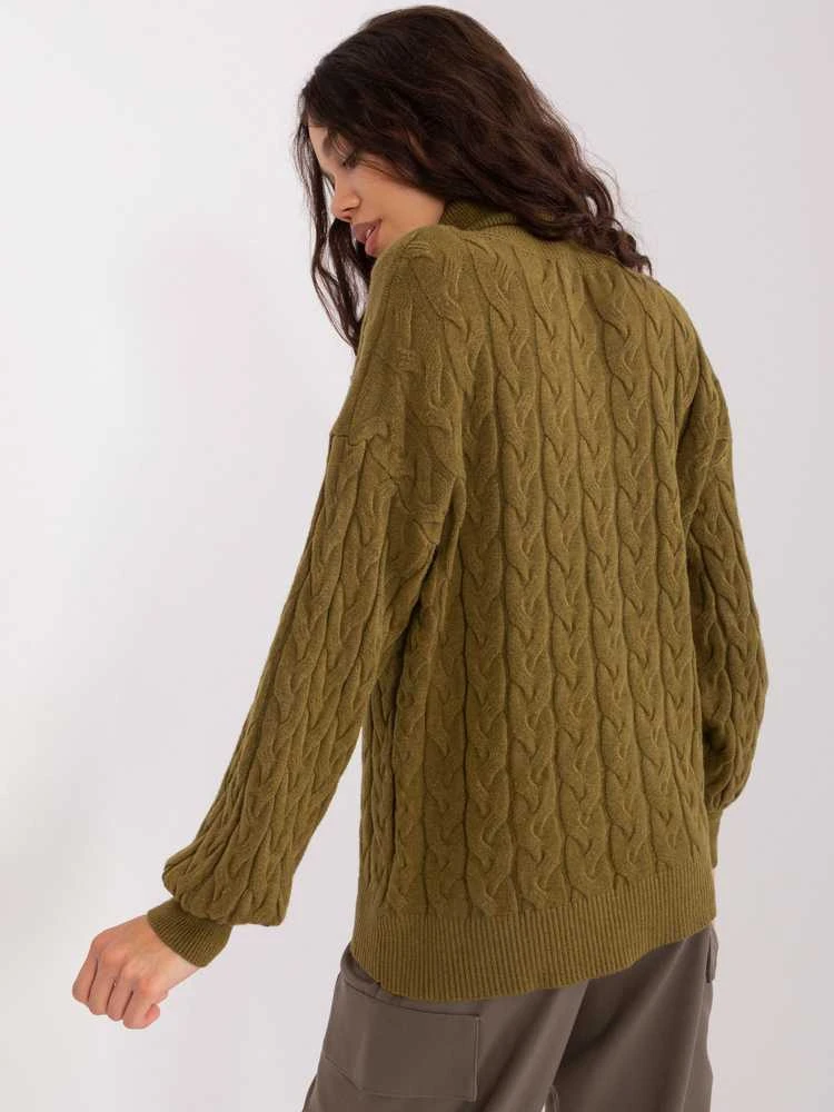 Wool Fashion Italia Megztinis-AT-SW-2348.88-khaki