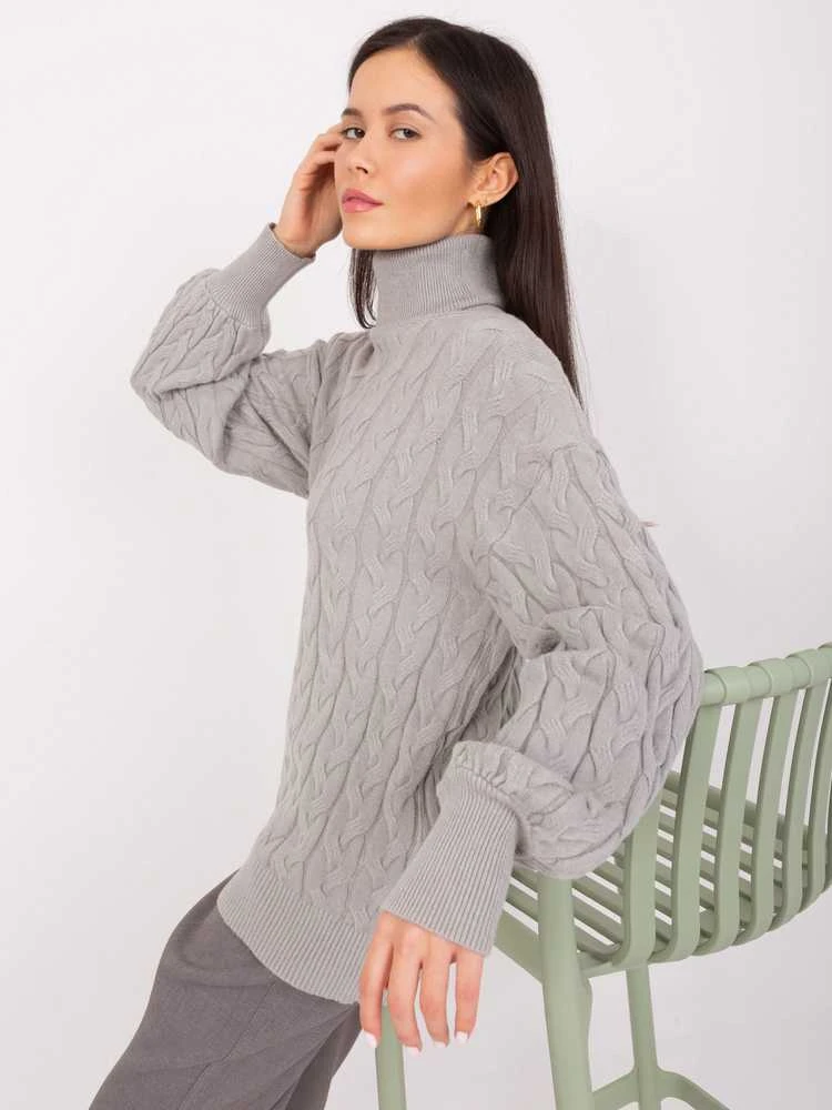 Wool Fashion Italia Megztinis-AT-SW-2348.88-pilkas