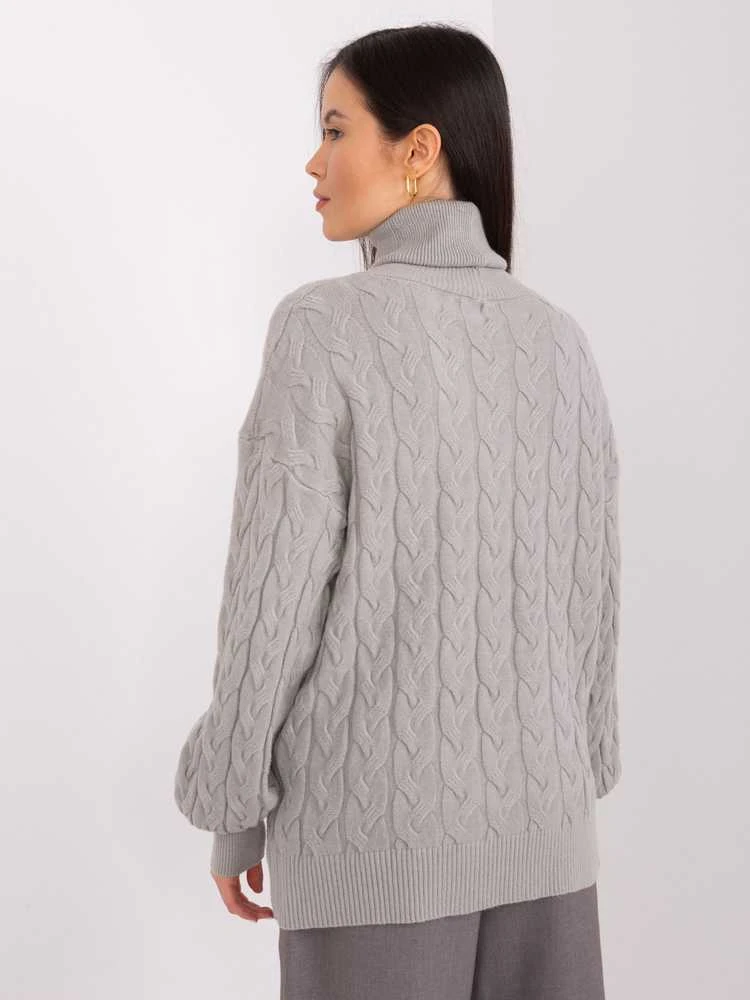 Wool Fashion Italia Megztinis-AT-SW-2348.88-pilkas