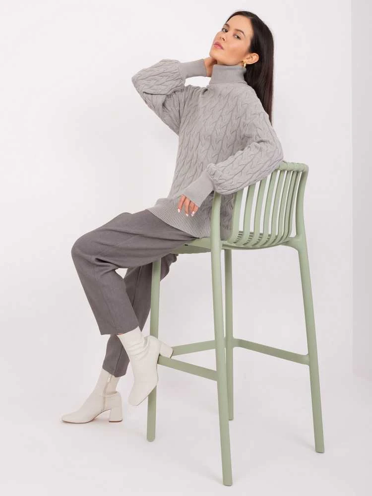 Wool Fashion Italia Megztinis-AT-SW-2348.88-pilkas
