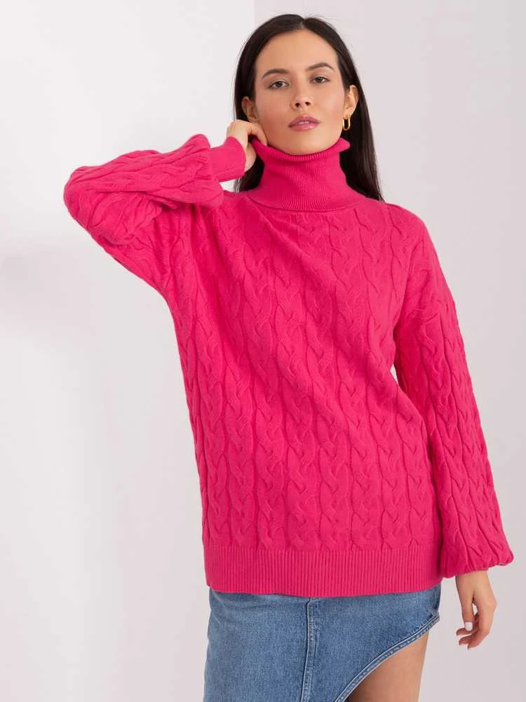 Wool Fashion Italia Megztinis-AT-SW-2348.93-fuksija