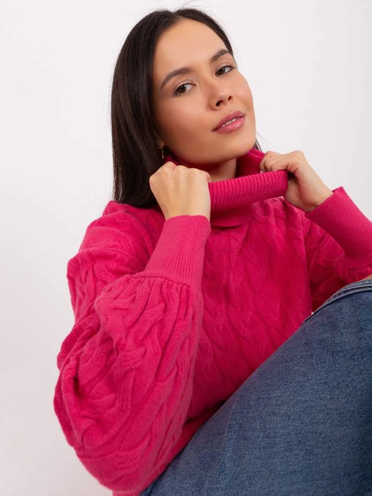 Wool Fashion Italia Megztinis-AT-SW-2348.93-fuksija