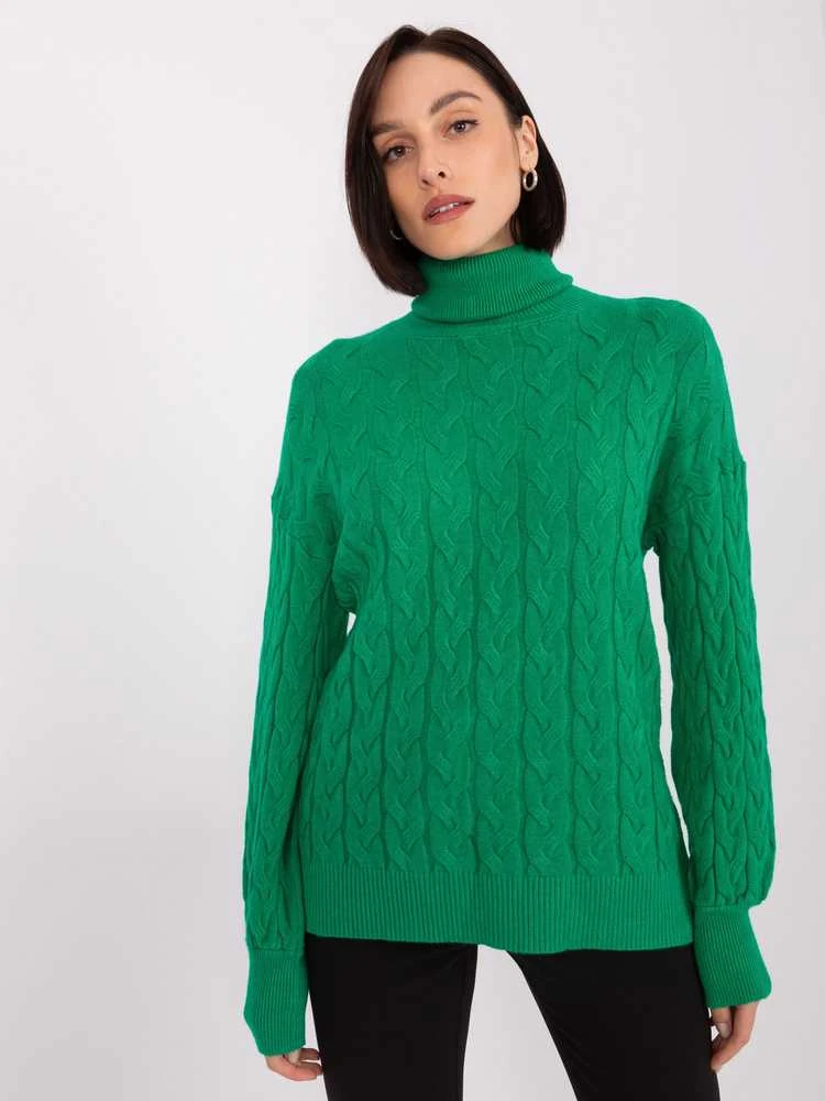 Wool Fashion Italia Megztinis-AT-SW-2348.95-žalias