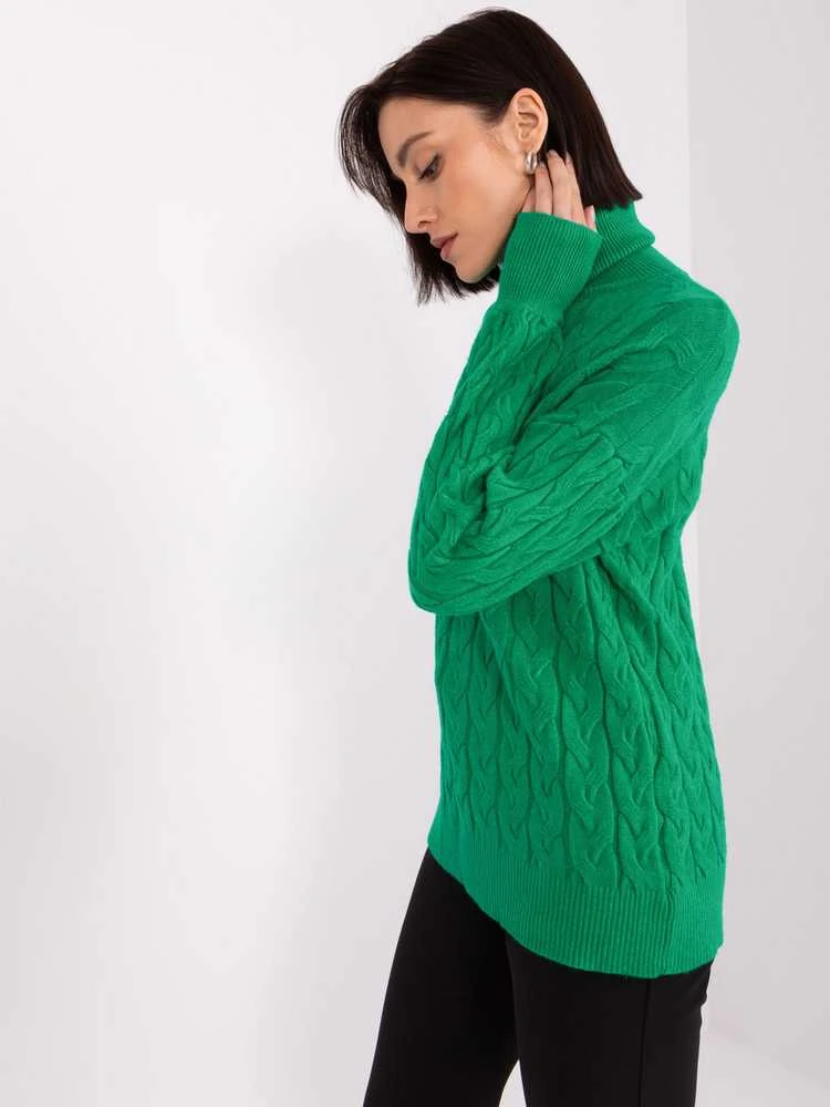 Wool Fashion Italia Megztinis-AT-SW-2348.95-žalias