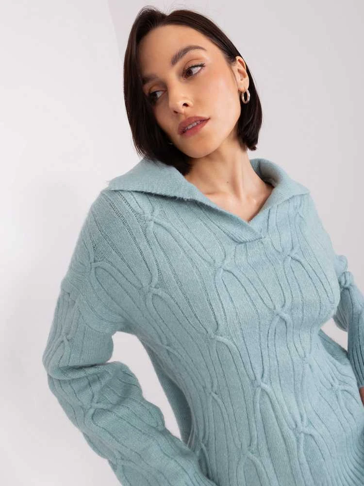 Wool Fashion Italia Megztinis-AT-SW-2349-2,96-mint