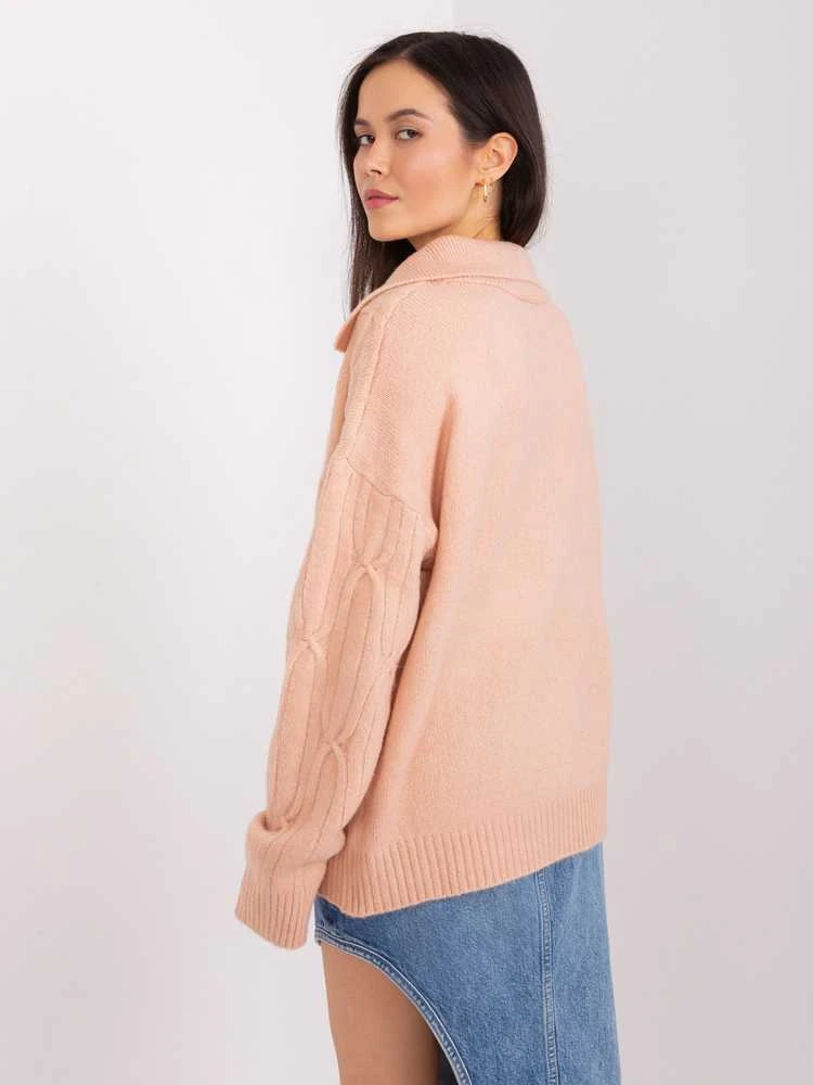 Wool Fashion Italia Megztinis-AT-SW-2349-2,96-persikas