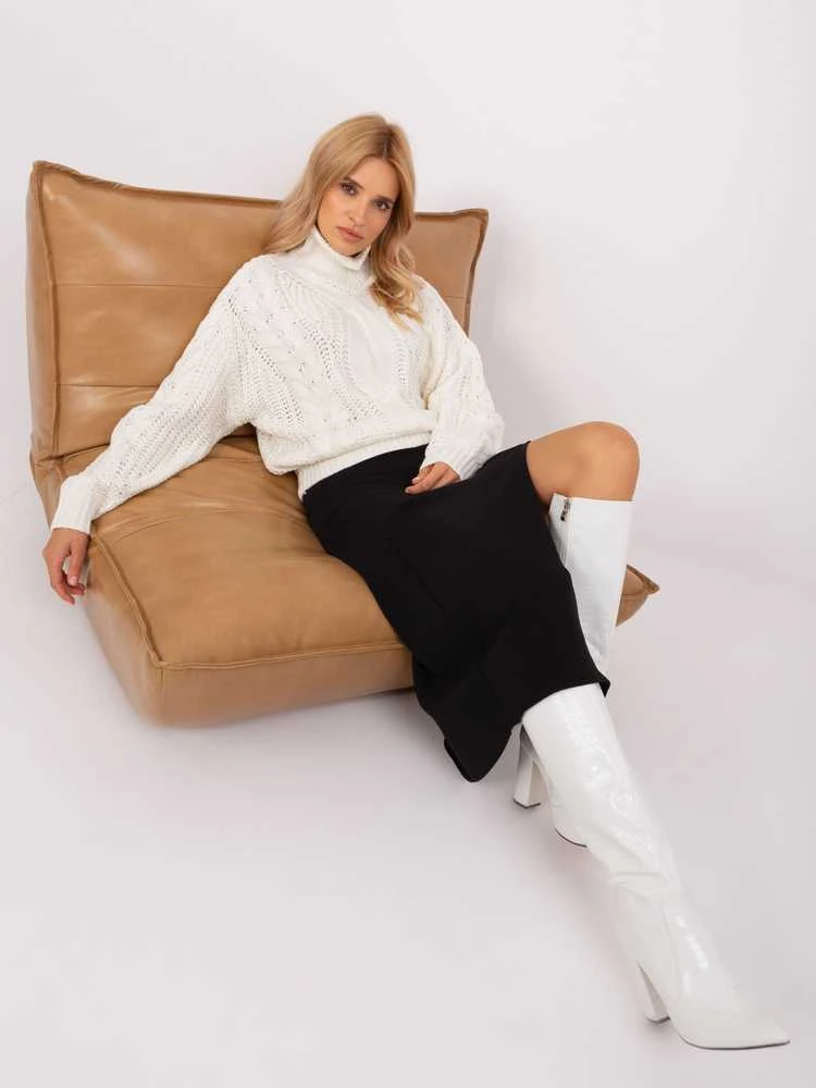 Wool Fashion Italia Megztinis-AT-SW-2350.91P-ekru