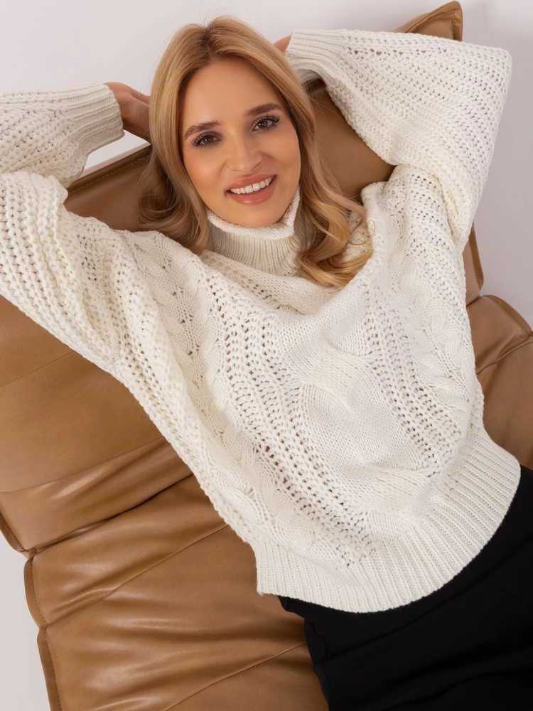 Wool Fashion Italia Megztinis-AT-SW-2350.91P-ekru