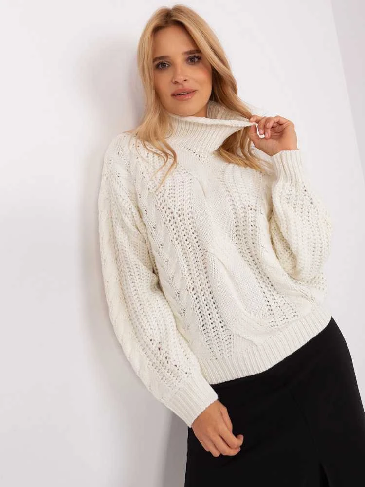 Wool Fashion Italia Megztinis-AT-SW-2350.91P-ekru
