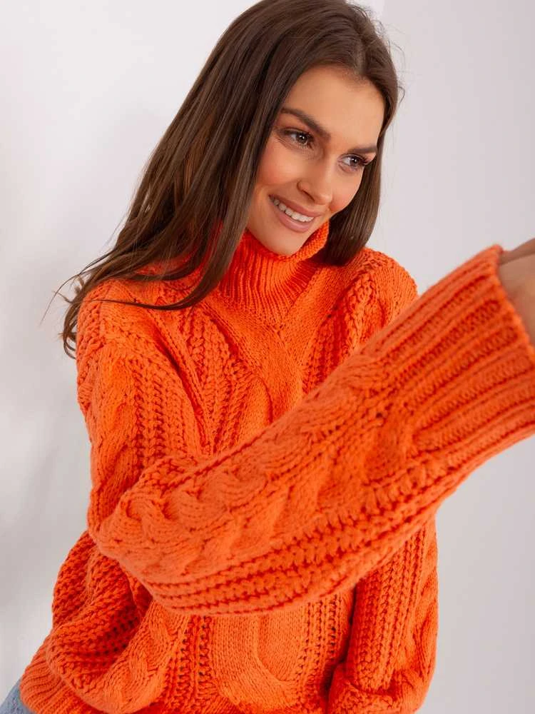 Wool Fashion Italia Megztinis-AT-SW-2350.91P-oranžinė