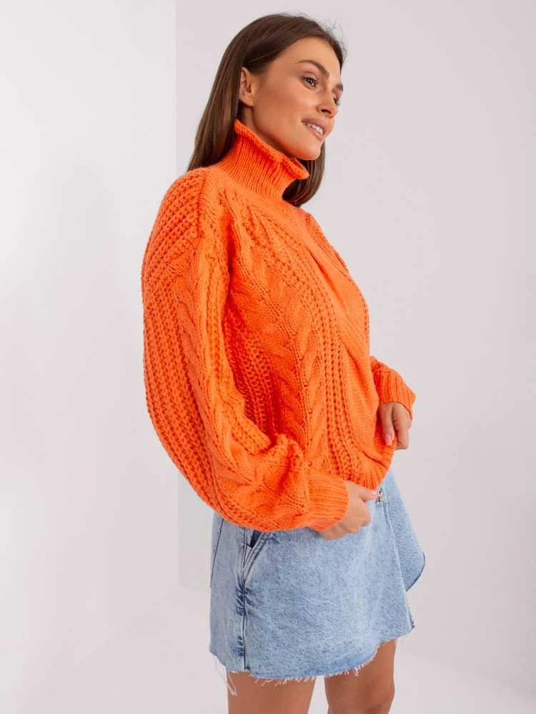 Wool Fashion Italia Megztinis-AT-SW-2350.91P-oranžinė