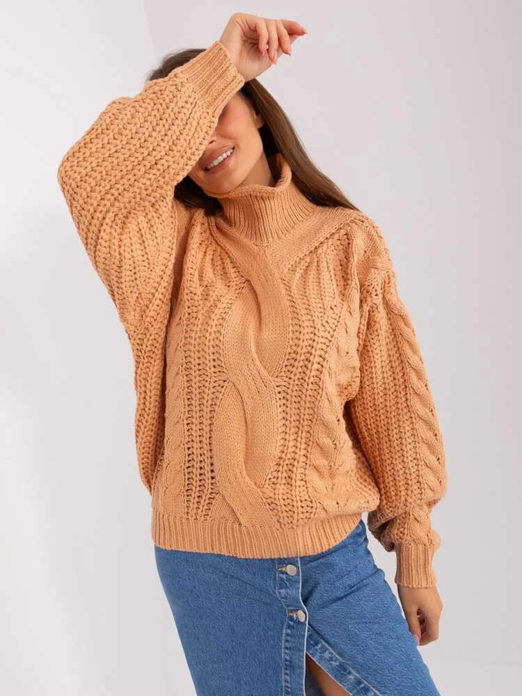 Wool Fashion Italia Megztinis-AT-SW-2350.91P-persikas