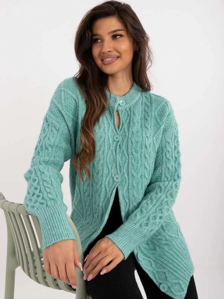 Wool Fashion Italia Megztinis-AT-SW-23525.21-mint