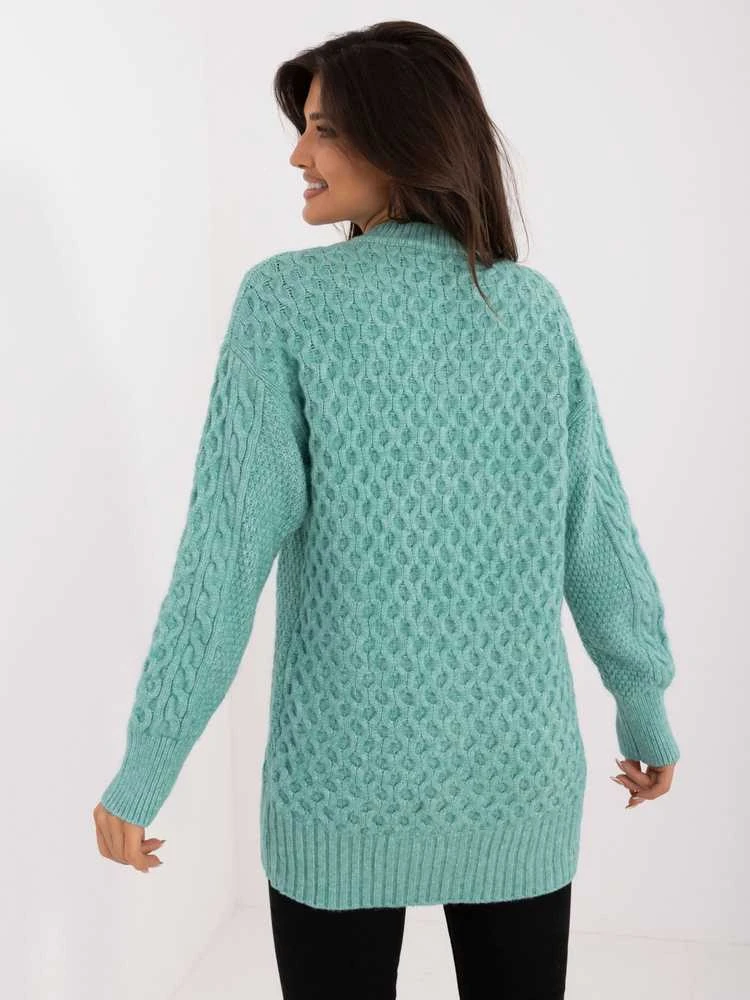 Wool Fashion Italia Megztinis-AT-SW-23525.21-mint