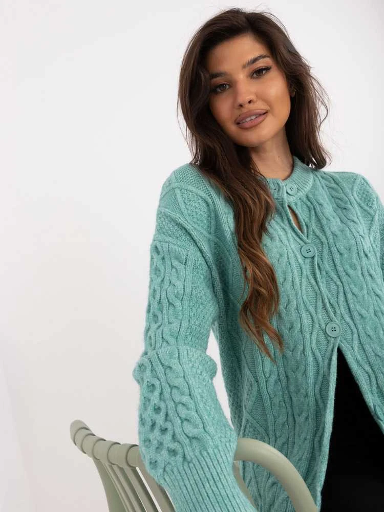 Wool Fashion Italia Megztinis-AT-SW-23525.21-mint