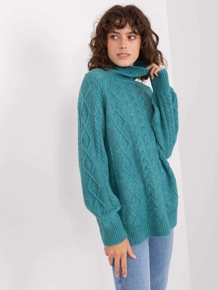 Wool Fashion Italia Megztinis-AT-SW-2355-2.12P-turkis
