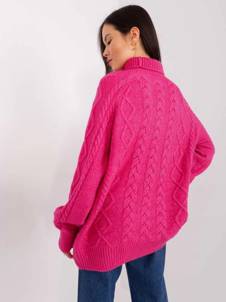 Wool Fashion Italia Megztinis-AT-SW-2355-2.30X-fuksija