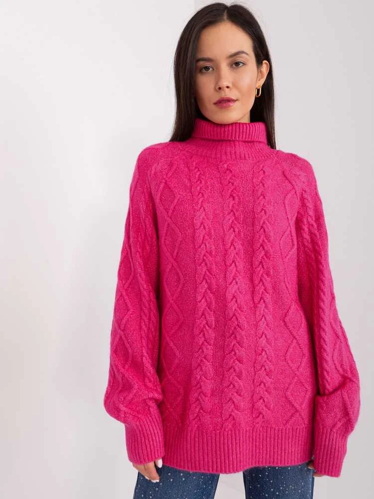 Wool Fashion Italia Megztinis-AT-SW-2355-2.30X-fuksija