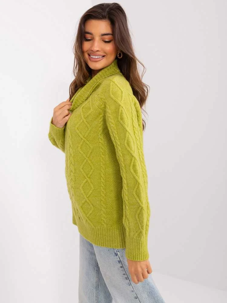 Wool Fashion Italia Megztinis-AT-SW-2355-2.30X-olive