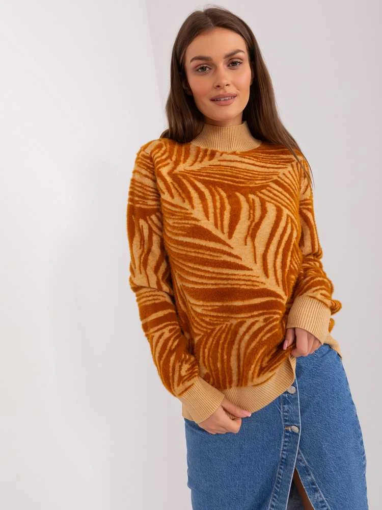 Wool Fashion Italia Megztinis-AT-SW-2357.96-camel