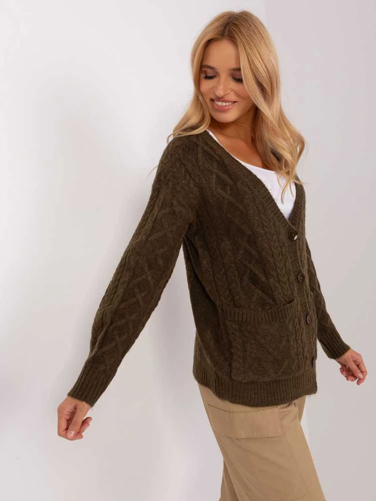 Wool Fashion Italia Megztinis-AT-SW-2358.31-khaki