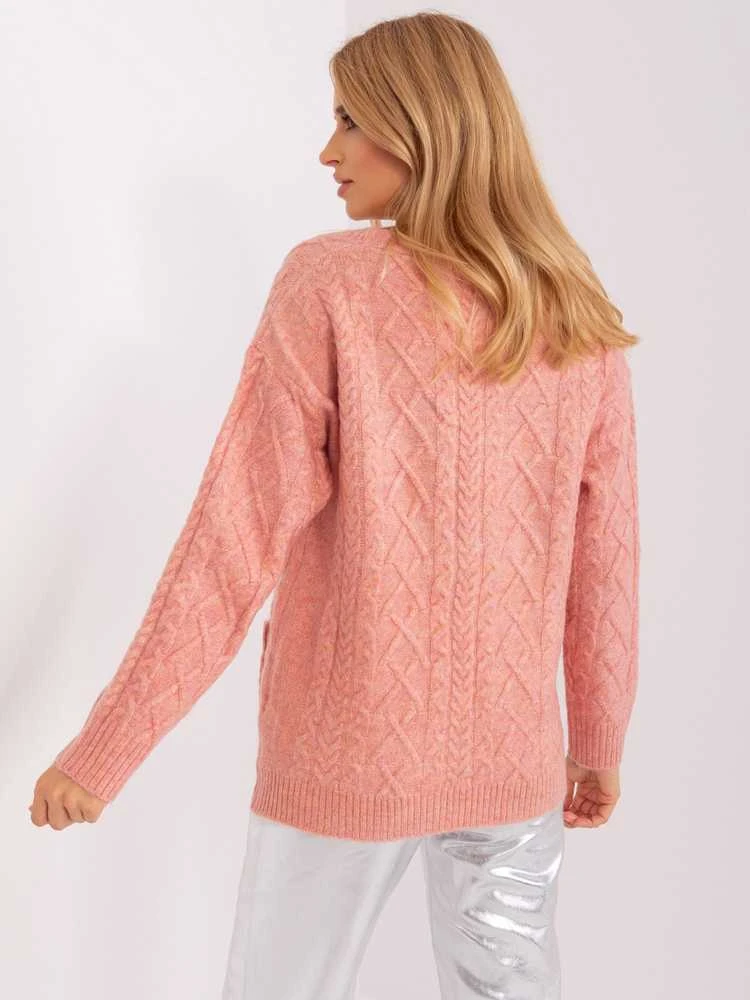 Wool Fashion Italia Megztinis-AT-SW-2358.31-šviesiai rožinis