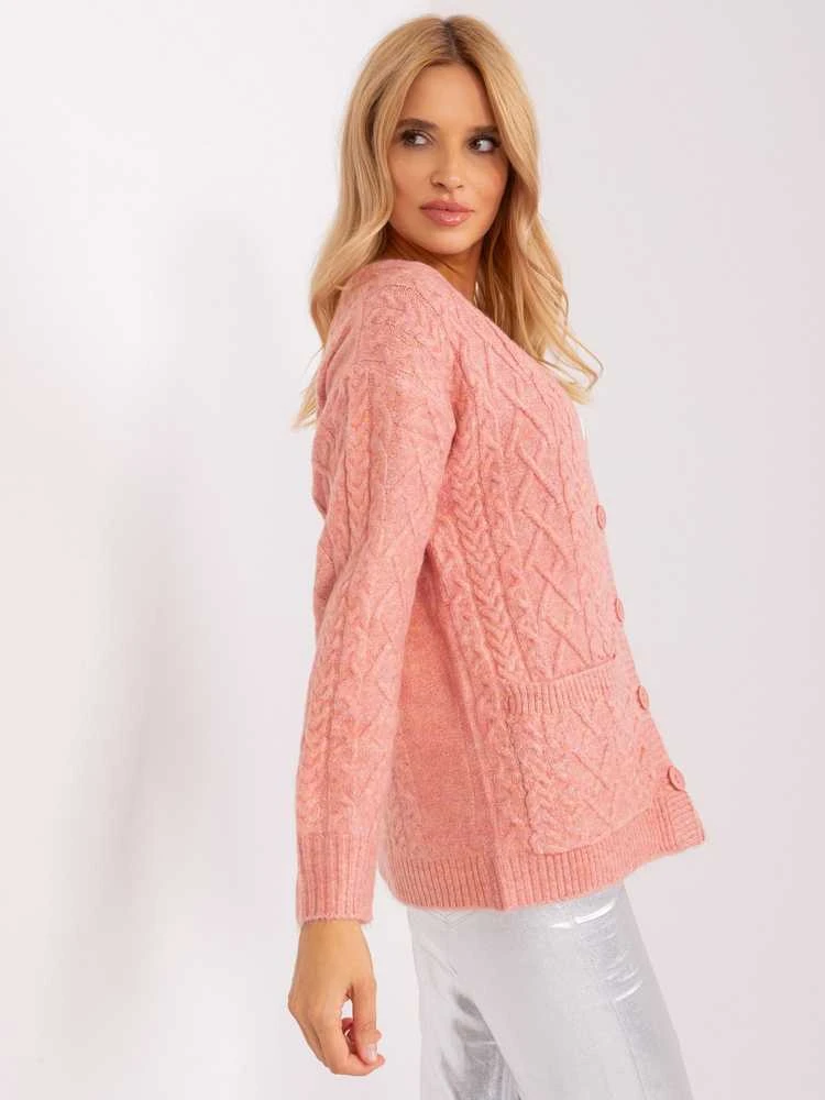 Wool Fashion Italia Megztinis-AT-SW-2358.31-šviesiai rožinis