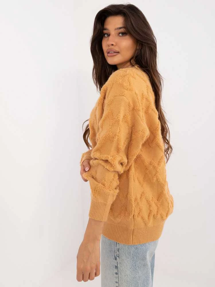 Wool Fashion Italia Megztinis-AT-SW-2361.61-camel