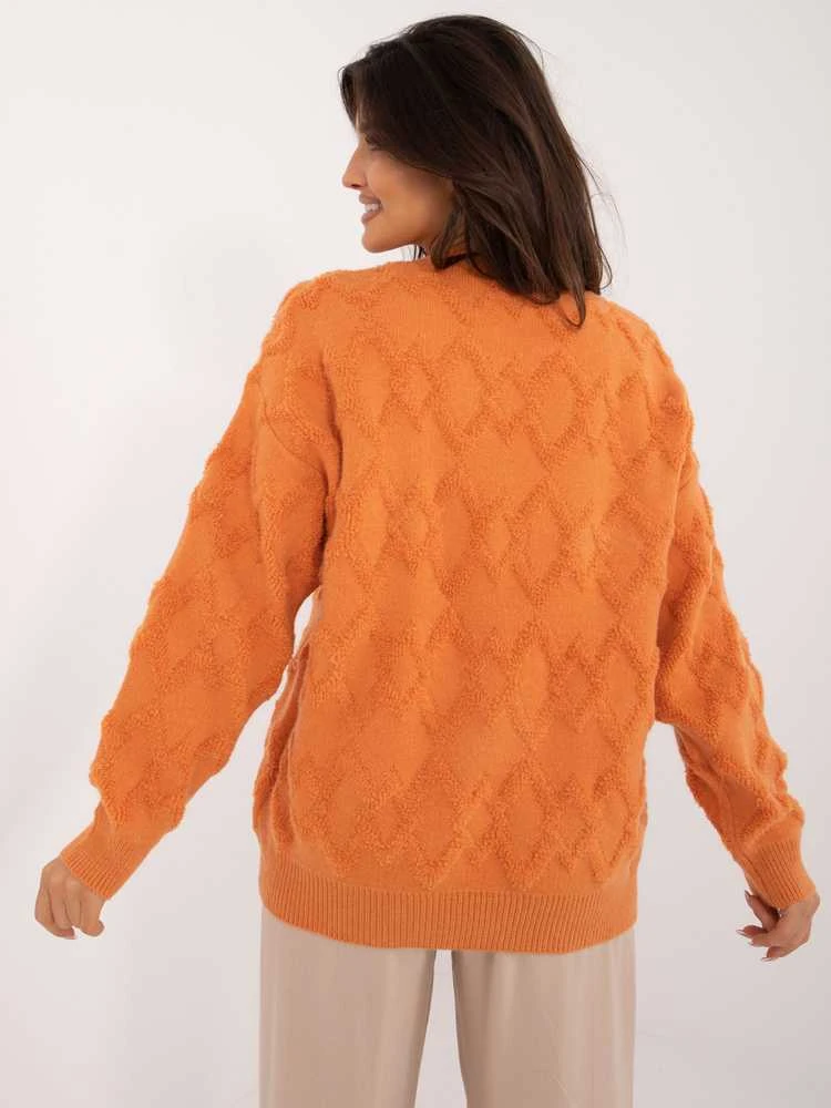 Wool Fashion Italia Megztinis-AT-SW-2361.61-oranžinė