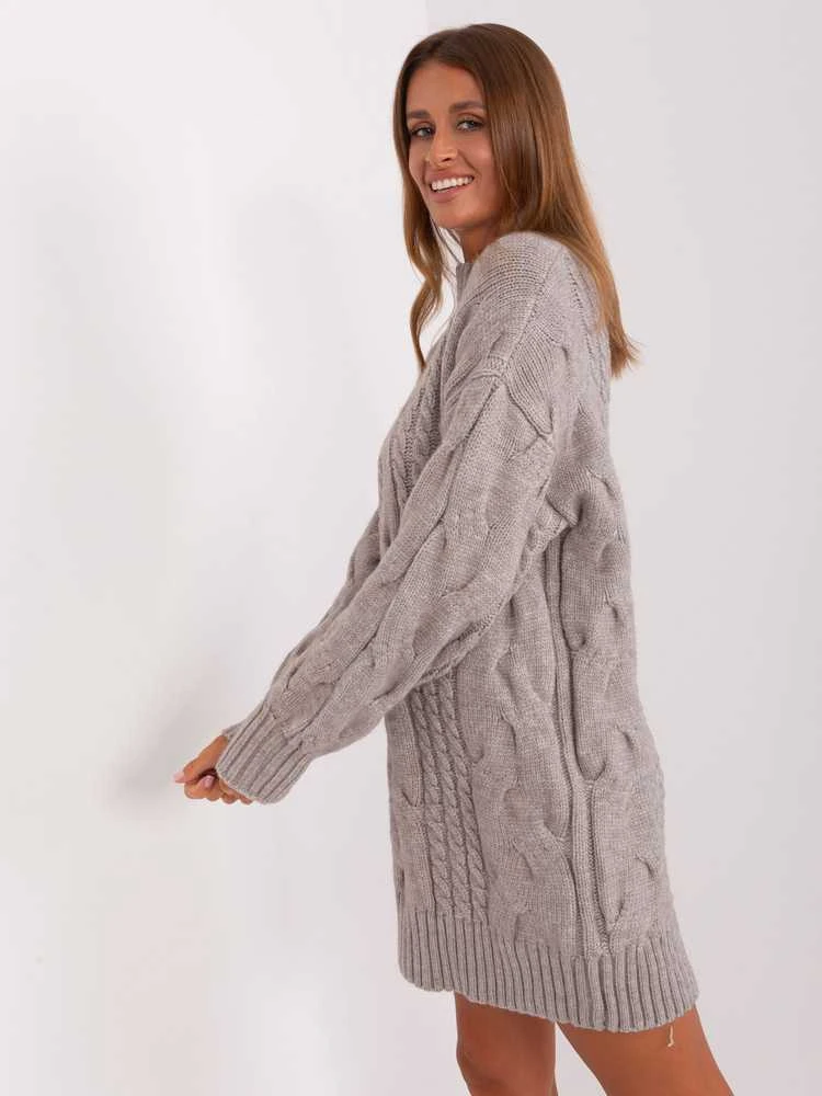 Wool Fashion Italia Megztinis-AT-SW-2367-1.35P-pilkas