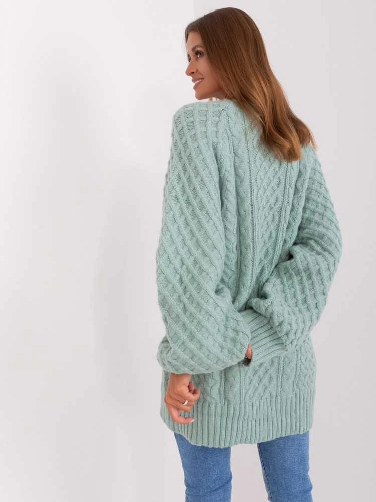 Wool Fashion Italia Megztinis-AT-SW-2367-2.64P-mint